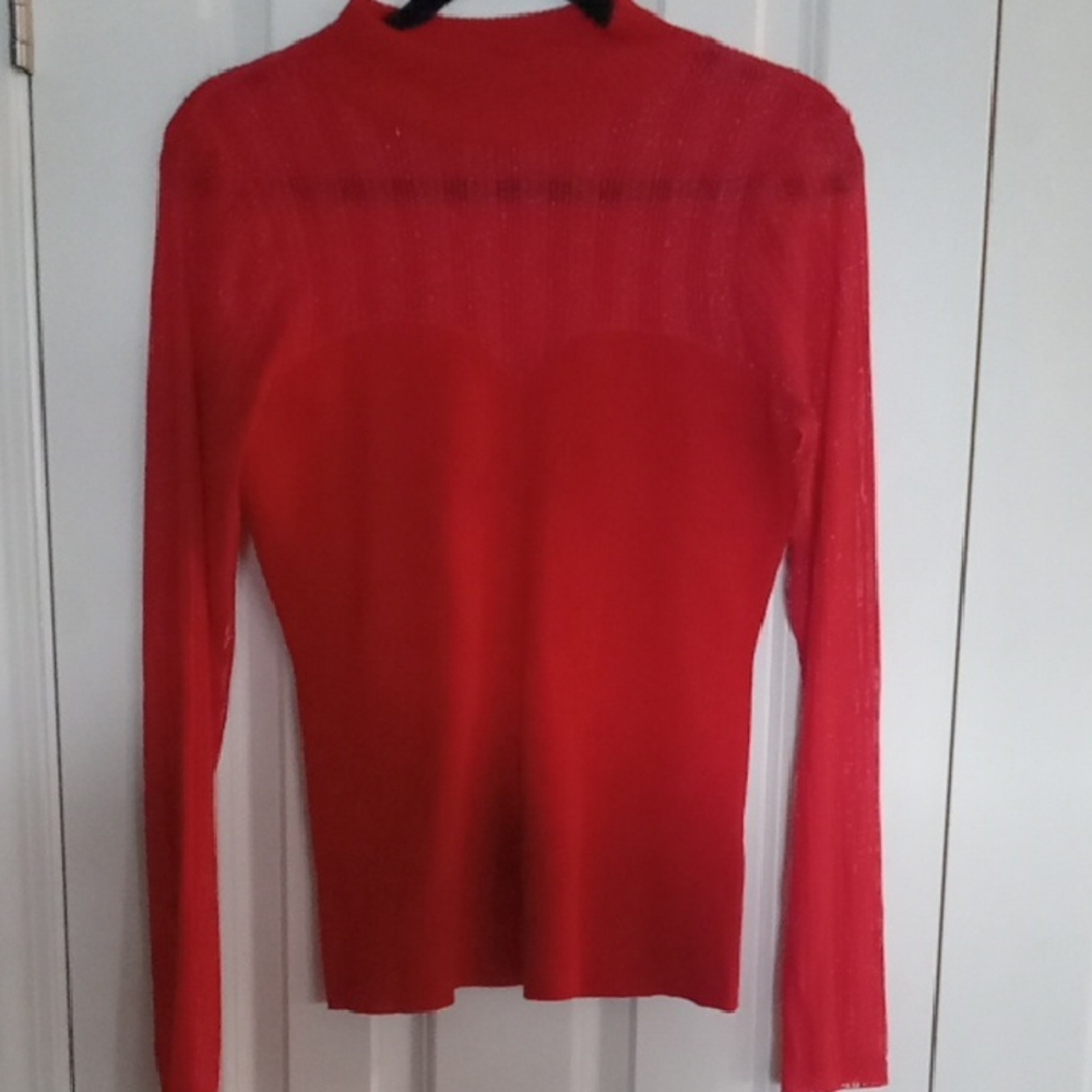 Almost Famous Scarlet Long Sleeve Blouse